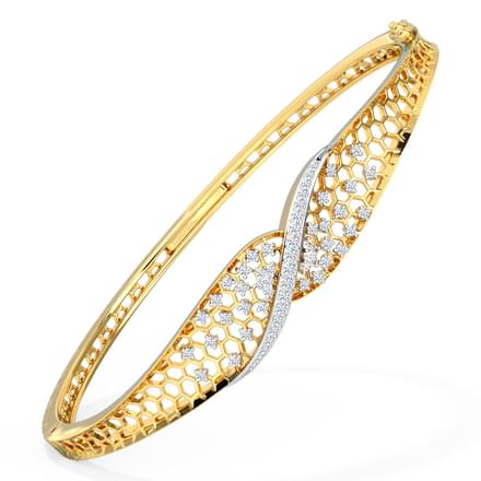Atara Twist Sparked Bangle