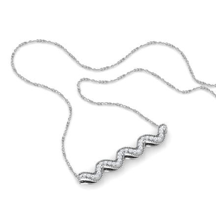 Bray Wave Bar Necklace