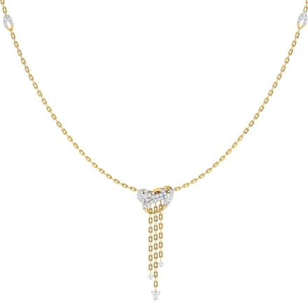 Curved Lariat Necklace