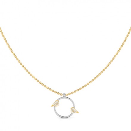 Duo Enduring Bird Necklace