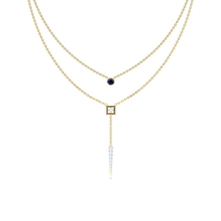 Linear Multi Layer Necklace