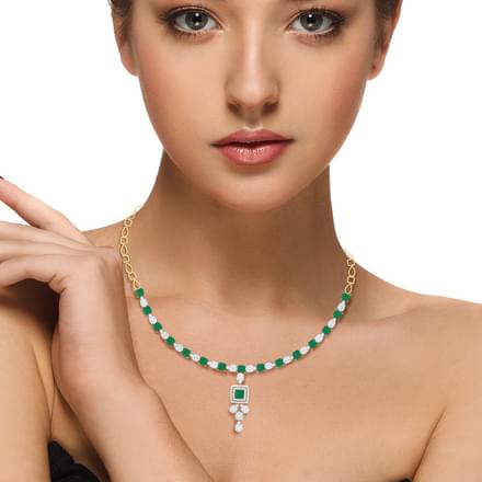 Pear Clump Necklace