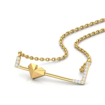 Edgy Love Bar Necklace
