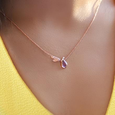 Glide Dragonfly Necklace