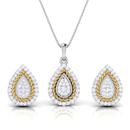 Olivia Filigree Pear Matching Set
