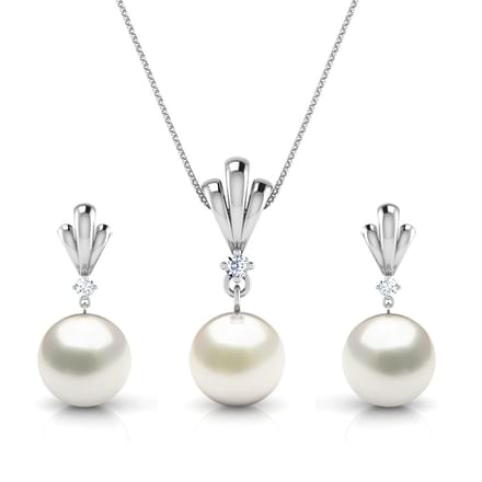 Simple Drop Pearl Matching Set
