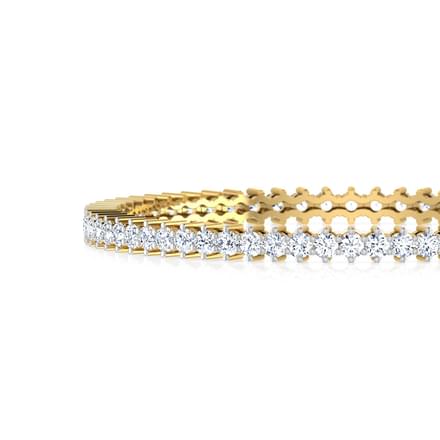 Sparkle Solitaire Bangle