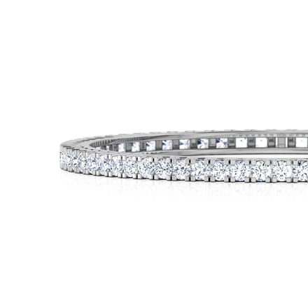 Glitzy Solitaire Bangle