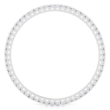 Shimmer Solitaire Bangle