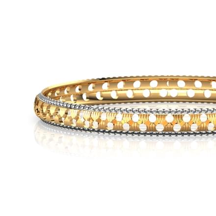 Cutout Gold Bangle
