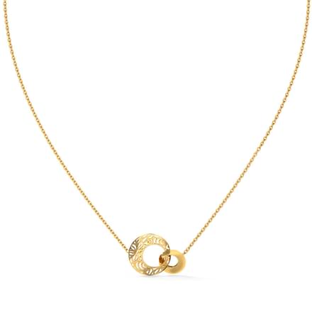 Elle Interlooped Cutout Necklace