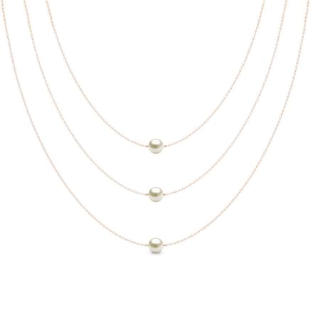 Trio Pearl Layered Necklace