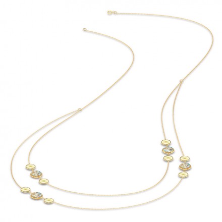 Swish Gemstone Necklace