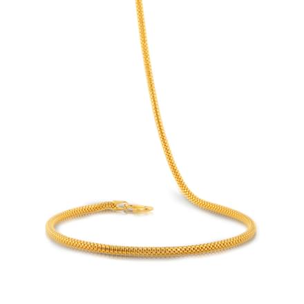 Enrich Round Gold Chain
