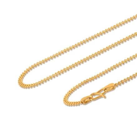 Dual Strand Ball Gold Chain