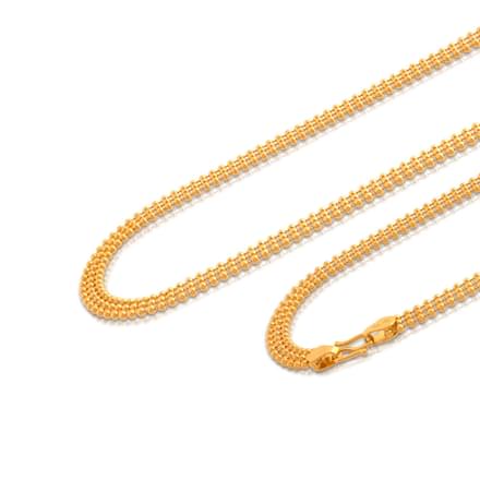 Triple Ball Gold Chain