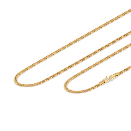 Dual Line Curb Gold Chain