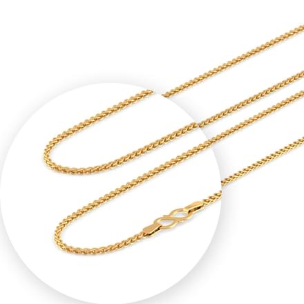 Grand Foxtail Weave Gold Chain