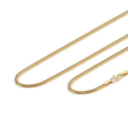 Deco Foxtail Weave Gold Chain