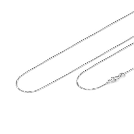 Braid Platinum Curb Chain