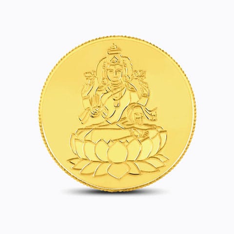1g, 24Kt Lakshmi Gold Coin Gold Coin 24 Karat Yellow Gold 1g, 24Kt Lakshmi Gold Coin