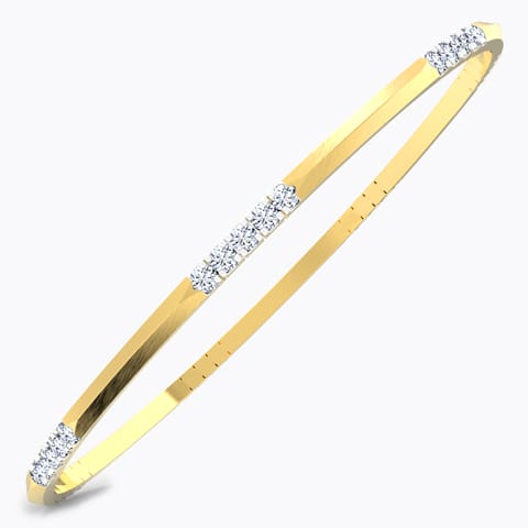 Charisma Diamond Bangle Diamond Bangles 18 Karat Yellow Gold Charisma Diamond Bangle