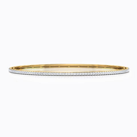 Cleora Twinkle Diamond Bangle Diamond Bangles 18 Karat Yellow Gold Cleora Twinkle Diamond Bangle