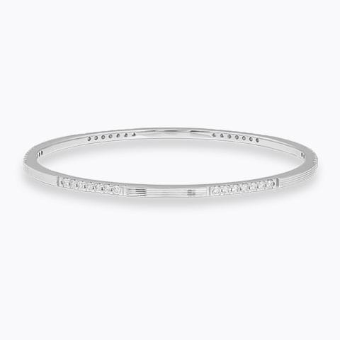 Sonia GloriousDiamond Bangle Diamond Bangles 18 Karat White Gold Sonia GloriousDiamond Bangle