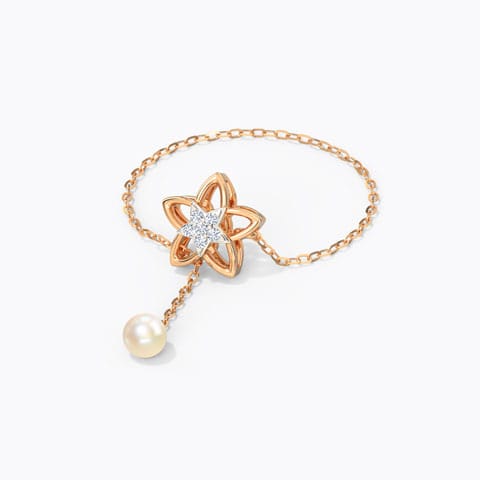 Twinkling Star Gemstone Flexi Ring Diamond,Gemstone Adjustable Rings 14 Karat Rose Gold Twinkling Star Gemstone Flexi Ring