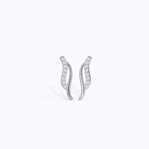 Svelte Platinum Stud Earrings Platinum,Diamond Earrings Platinum 950 Platinum Svelte Platinum Stud Earrings