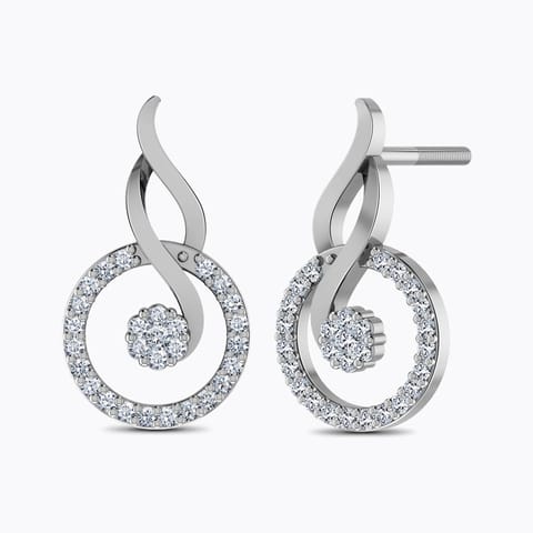 Regal Diamond Drop Earrings Platinum,Diamond Earrings Platinum 950 Platinum Regal Diamond Drop Earrings