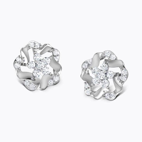 Geranium Platinum Platinum Stud Earrings Platinum,Diamond Earrings Platinum 950 Platinum Geranium Platinum Platinum Stud Earrings