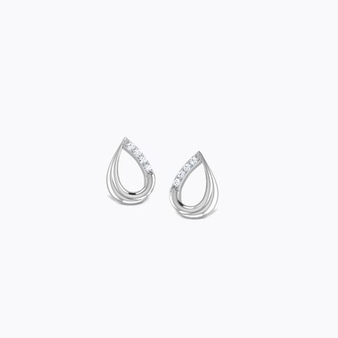 Heart's Desire Platinum Stud Earrings Platinum,Diamond Earrings Platinum 950 Platinum Heart's Desire Platinum Stud Earrings