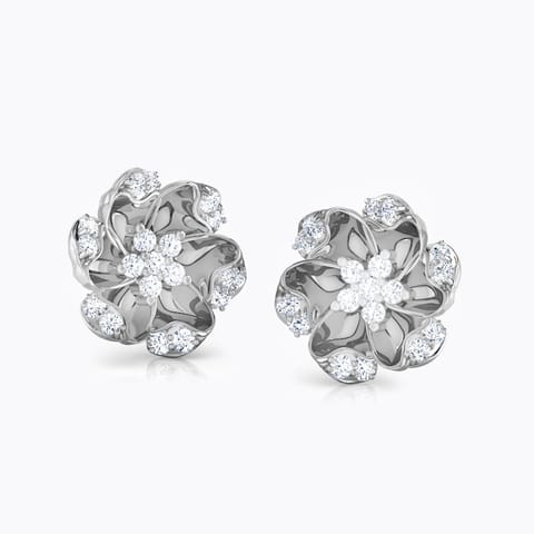 Amaryllis Platinum Platinum Stud Earrings Platinum,Diamond Earrings Platinum 950 Platinum Amaryllis Platinum Platinum Stud Earrings