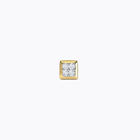 Paul Ear Diamond Stud for Men Diamond Earrings 18 Karat Yellow Gold Paul Ear Diamond Stud for Men