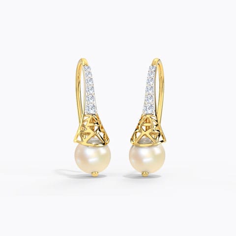 Classic Gemstone Drop Earrings Diamond,Gemstone Earrings 14 Karat Yellow Gold Classic Gemstone Drop Earrings