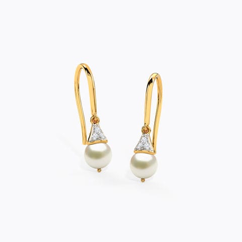 Stellar Gemstone Drop Earrings Diamond,Gemstone Earrings 14 Karat Yellow Gold Stellar Gemstone Drop Earrings