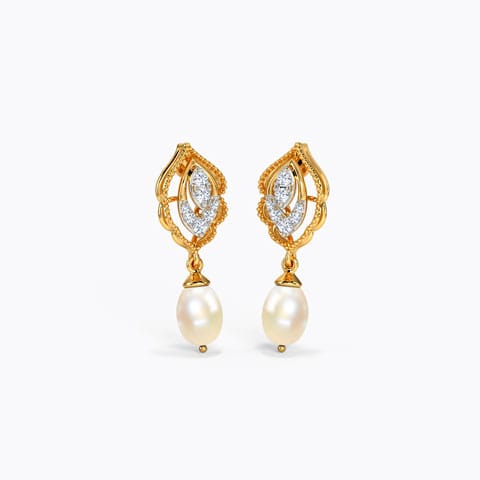 Sarayah Radiant Gemstone Drop Earrings Diamond,Gemstone Earrings 14 Karat Yellow Gold Sarayah Radiant Gemstone Drop Earrings