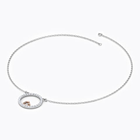 Eris Gusto Diamond Necklace Diamond Necklaces 18 Karat Two Tone Gold Eris Gusto Diamond Necklace