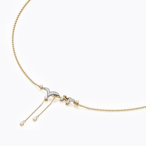 Flock Opulence Gemstone Necklace Diamond,Gemstone Necklaces 18 Karat Yellow Gold Flock Opulence Gemstone Necklace