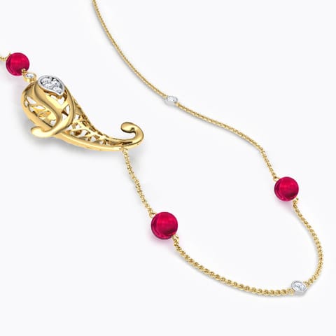 Elegant Paisley Gemstone Necklace Diamond,Gemstone Necklaces 18 Karat Yellow Gold Elegant Paisley Gemstone Necklace