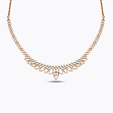 All About Petals Diamond Necklace Diamond Necklaces 18 Karat Rose Gold All About Petals Diamond Necklace