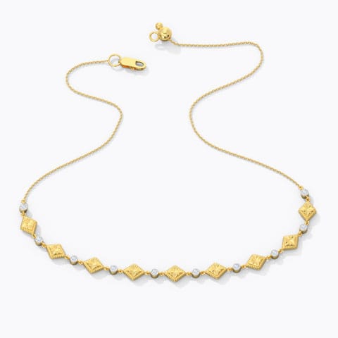 Ria Quad Diamond Necklace Diamond Necklaces 18 Karat Yellow Gold Ria Quad Diamond Necklace