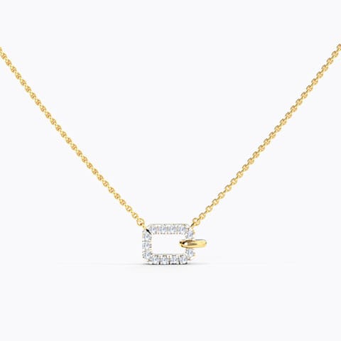 Grace Quad Diamond Necklace Diamond Necklaces 14 Karat Yellow Gold Grace Quad Diamond Necklace