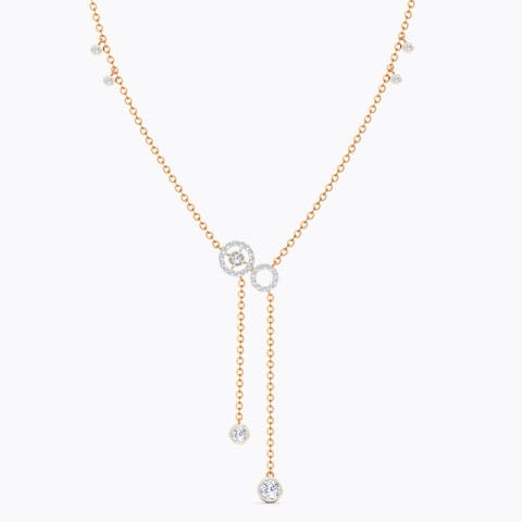 Radiance Gemstone Necklace Diamond,Gemstone Necklaces 14 Karat Rose Gold Radiance Gemstone Necklace