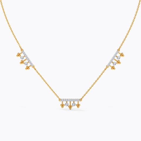 Eira Diamond Necklace Diamond Necklaces 14 Karat Yellow Gold Eira Diamond Necklace
