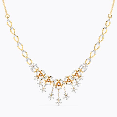 Maithili Diamond Necklace Diamond Necklaces 14 Karat Yellow Gold Maithili Diamond Necklace