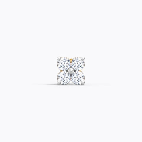 Anu Diamond Nose Pin Diamond Nose pin 18 Karat Yellow Gold Anu Diamond Nose Pin