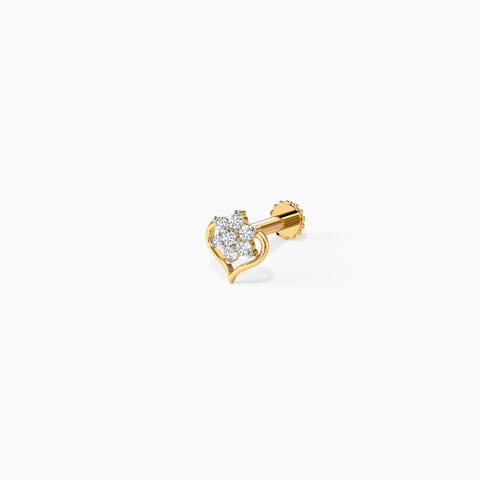 Anaya Diamond Nose Pin Diamond Nose pin 14 Karat Yellow Gold Anaya Diamond Nose Pin
