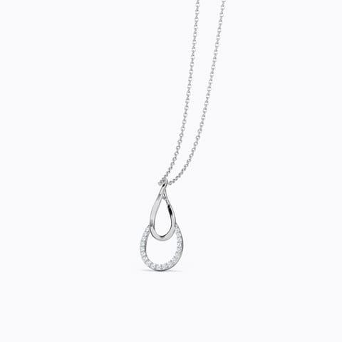 Allure Raindrop Platinum Diamond Pendant Platinum,Diamond Pendants Platinum 950 Platinum Allure Raindrop Platinum Diamond Pendant